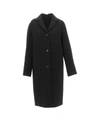 Joseph Single-breasted Coat In Black