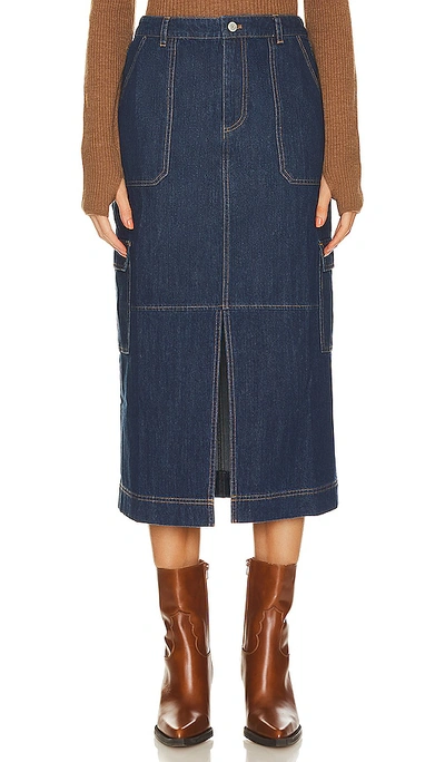 Rails Tasha Denim Skirt In Blue