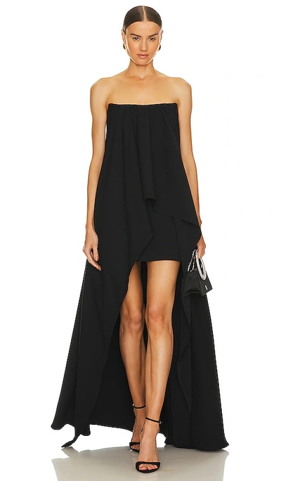 Nbd Devina High Low Gown In Black