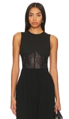 Cami Nyc Yazia Bodysuit In Black