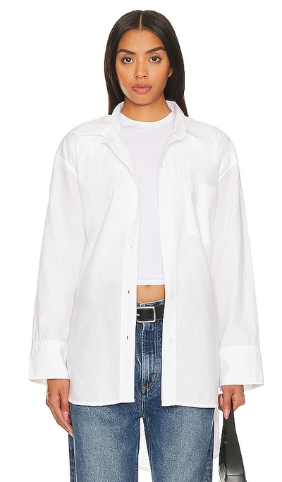 Citizens Of Humanity Cocoon Shirt In Optic White