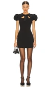 Likely Pirro Puff Sleeve Minidress In Black