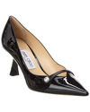 Jimmy Choo Rosalia 65 Patent Leather Pumps In Black