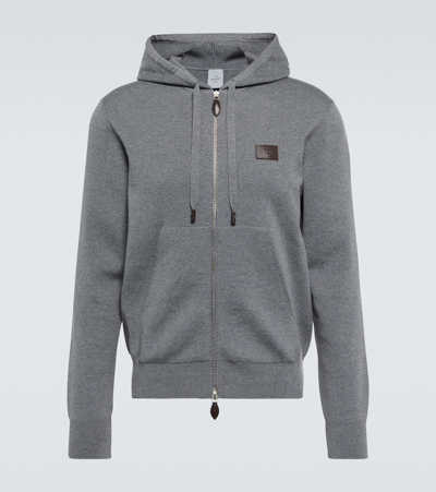 Berluti Wool Hoodie In Grey