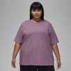 Jordan Women's  Essentials Girlfriend T-shirt (plus Size) In Purple