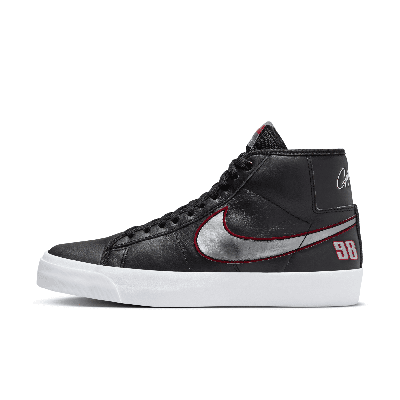 Nike Unisex Zoom Blazer Mid Pro Gt Skate Shoes In Black