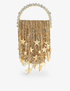 L'alingi Lalingi Womens Gold Eternity Micro Woven Clutch Bag