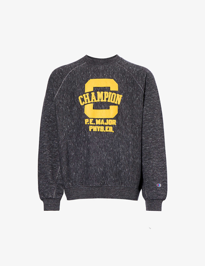 Champion Men's Phaj Brand-appliqué Regular-fit Cotton-blend Sweatshirt