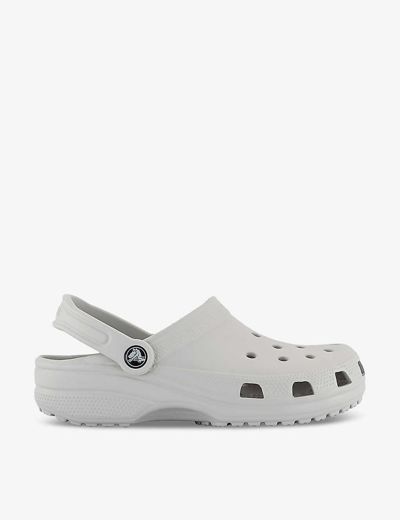 Crocs Womens  Classic Brand-embossed Rubber Clogs In Atmosphere