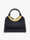 Bvlgari Womens Black Roma Small Leather Top-handle Bag In Black