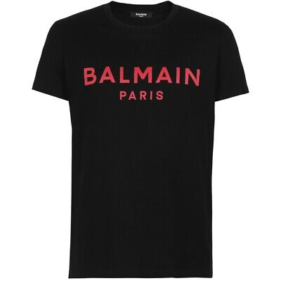 Pre-owned Balmain Herren T-shirts Yh4ef000 Bb65 Eae T-shirt