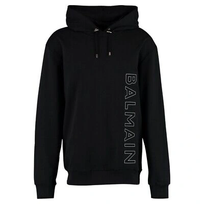 Pre-owned Balmain Herren Kapuzenpullover Bh1jt046 Bc22 Ebp Kapuzenpullover