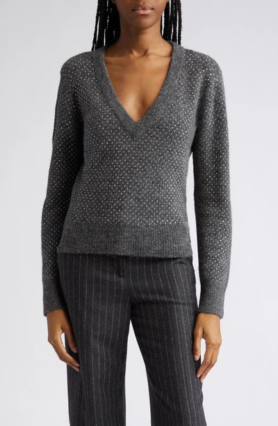 Veronica Beard Pablah Sweater In Charcoal