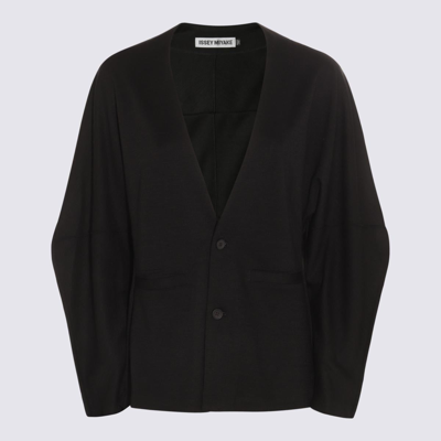 Issey Miyake Maglie Nero In Black