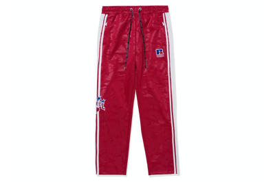 Pre-owned Bape X Russell Track Pants Red