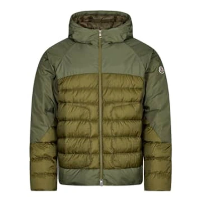 Moncler Gloas Short Down Jacket In Green