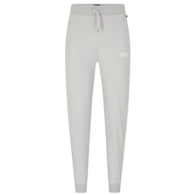 Hugo Boss Cotton Blend Jogger In Grey