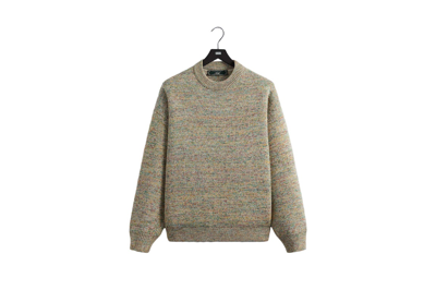 Pre-owned Kith Saratoga Crewneck Sweater Sandrift
