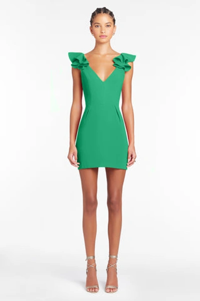 Amanda Uprichard Gimlet Dress In Dark Green