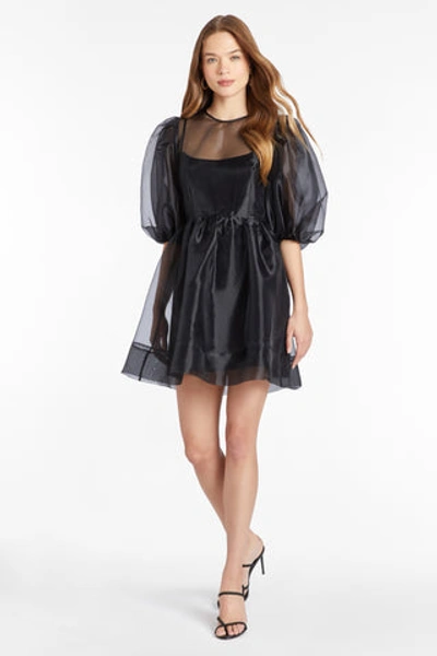 Amanda Uprichard Diem Mini Dress In Black