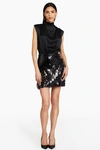 Amanda Uprichard Simran Sequin Dress In Black
