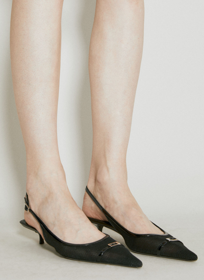 SAINT LAURENT OXALIS 30 SLINGBACK PUMPS