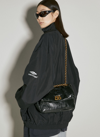 Balenciaga Monaco Small Chain Shoulder Bag In Black