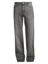 Courrèges Relaxed Denim Pants In Stonewashed Grey