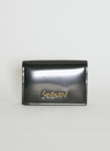 SAINT LAURENT BRUSHED LEATHER BUSINESS CARD CASE