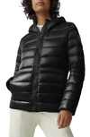 Canada Goose Cypress Packable Hooded Puffer Jacket In Black