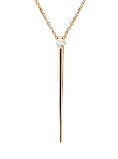 Melissa Kaye Aria Dagger Necklace In Gold