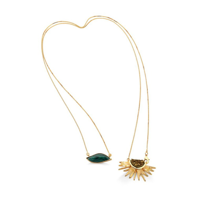 M. Dolores Helianthus Necklace In Gold