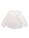 CHLOÉ CHLOÉ KIDS EMBROIDERED RUFFLED BLOUSE