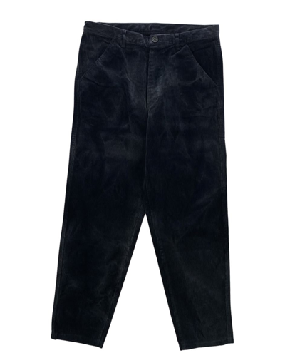 Comme Des Garçons Velvet Trousers In Blue