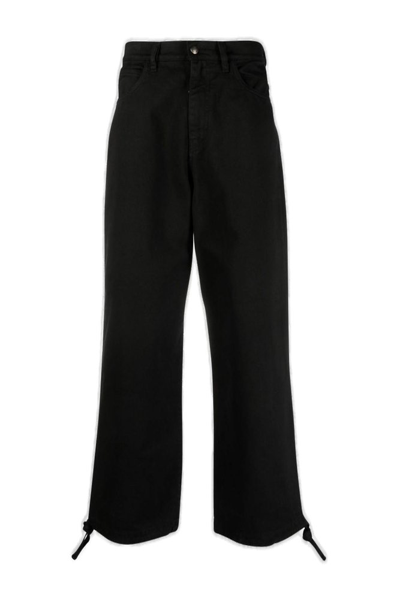 Société Anonyme Drawstring Hem Trousers In Black