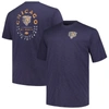 PROFILE PROFILE NAVY CHICAGO BEARS BIG & TALL TWO-HIT THROWBACK T-SHIRT