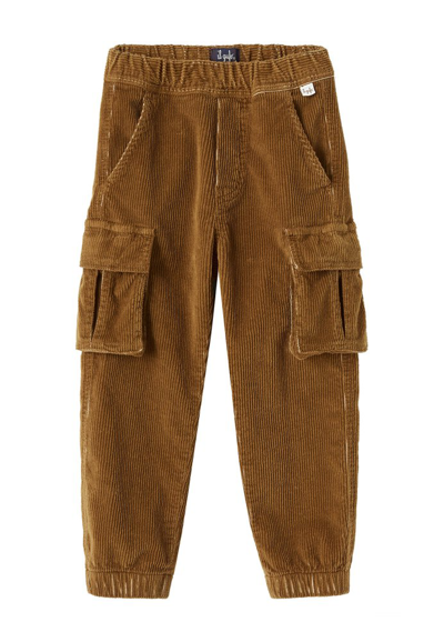 Il Gufo Straight Leg Corduroy Trousers In Brown