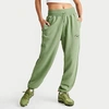 Nike Women's Sportswear Swoosh Life Phoenix Fleece Oversized Jogger Pants In Oil Green