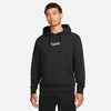 Nike Men's Club Fleece Pullover Soccer Hoodie In Black