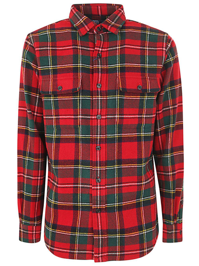 Polo Ralph Lauren Long Sleeve Sport Shirt In Multi