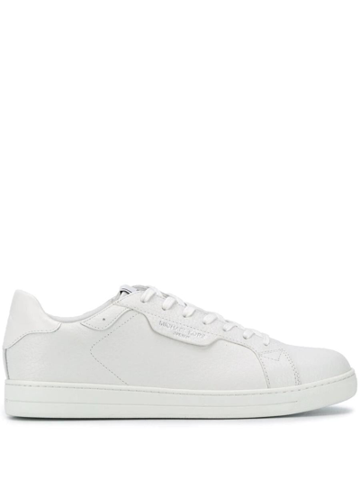 Michael Kors Keating Lace Up Trainers Shoes In White