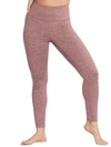 Body Up Twist Leggings In Merlot Heather