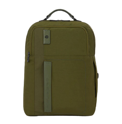 Piquadro Fast-check 15.6" Computer Backpack In Green