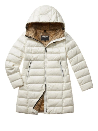 Blauer Slightly Flared Down Jacket In White