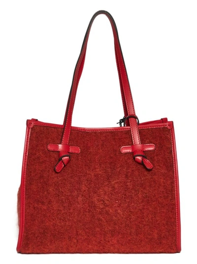 Gianni Chiarini Marcella Shoulder Bag In Red