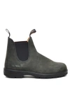 BLUNDSTONE BEATLES IN BLACK GRAY LEATHER