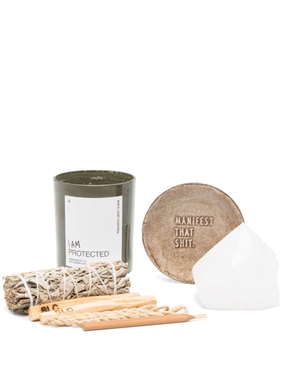 She's Lost Control X Browns Green Mindful Intentions Gift Set In Neutrals