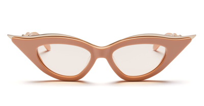 Valentino V-goldcut Ii - Beige / White Gold Sunglasses