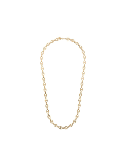 Rabanne Chain Necklace In Golden Brass In Metallic