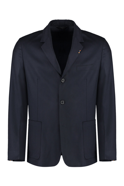 PAUL SMITH WOOL-CASHMERE BLEND TWO-BUTTON BLAZER